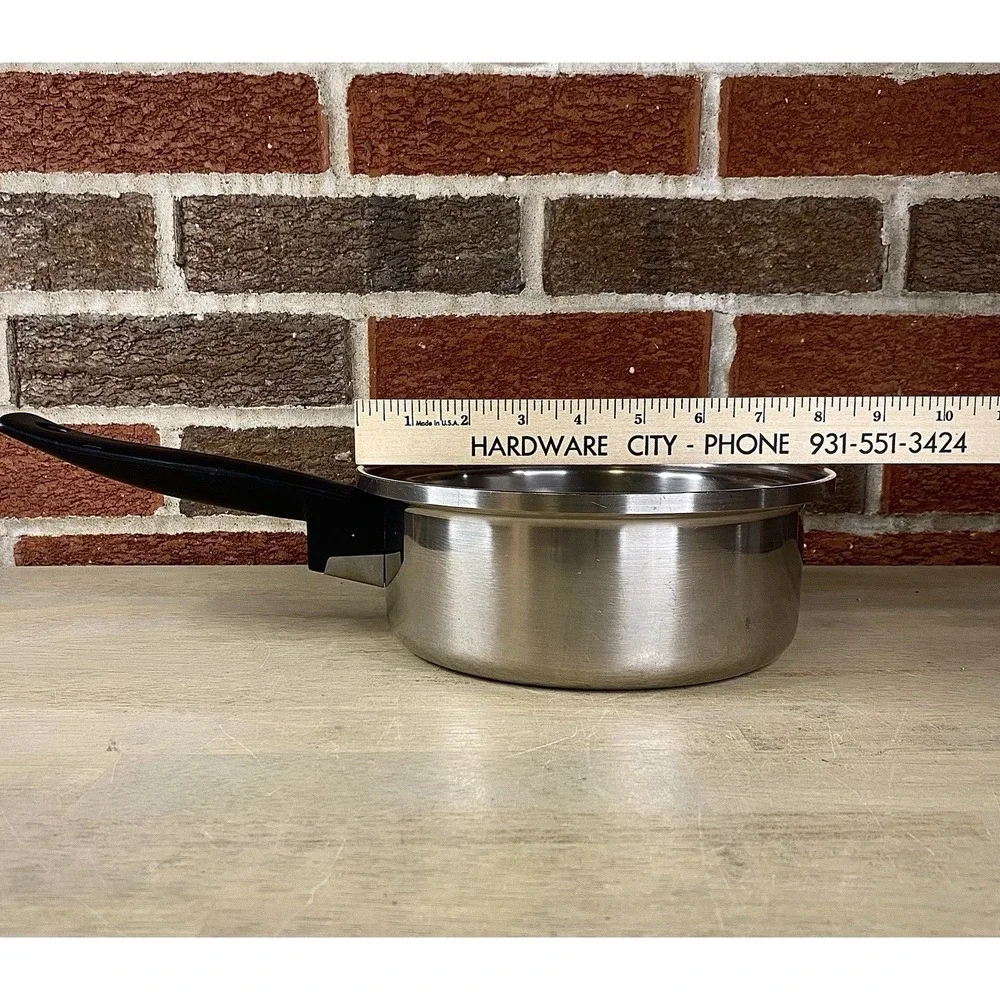 Maxam 18/8 3-Ply‎ Stainless 1.5 Quart Saucepan With Lid USA